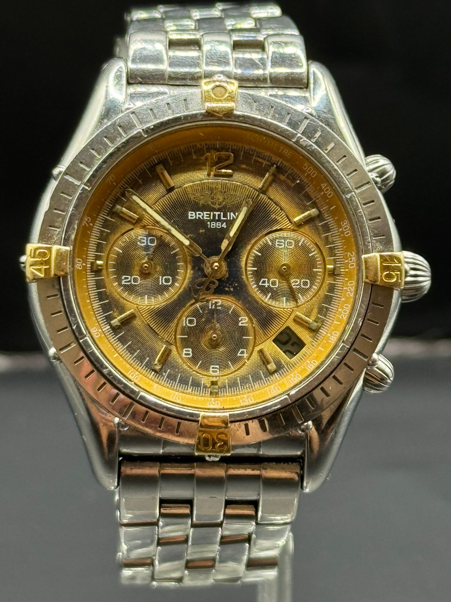 [RARE] Montre BREITLING Chrono Cockpit - Patine Tropicale - Automatique - Vintage